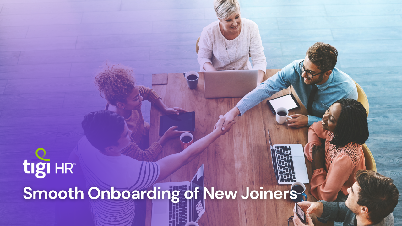 Smooth Onboarding of New Joiners. Find Jobs at TIGI HR.