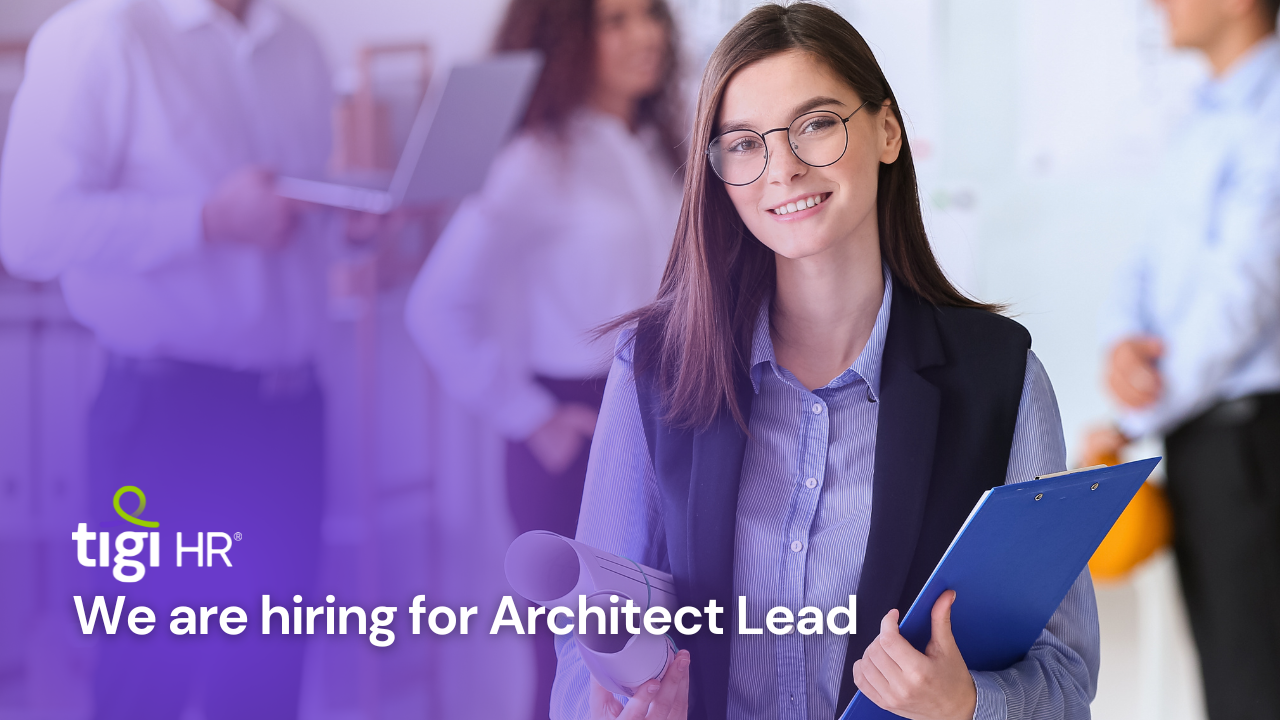 We are hiring for Architect Lead. Find jobs for Architect Lead.